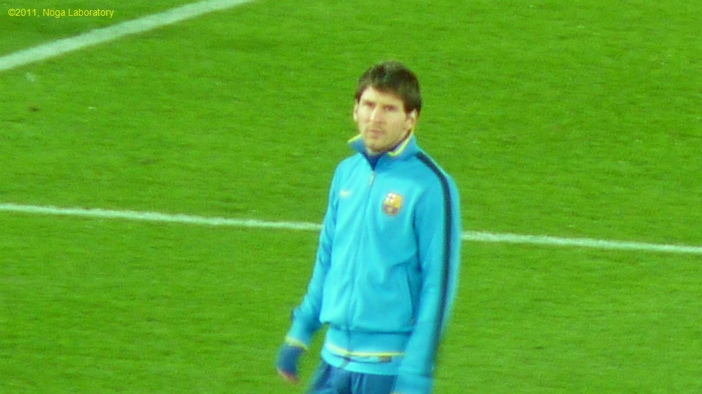 カメラ目線のメッシ カメラ目線のメッシ